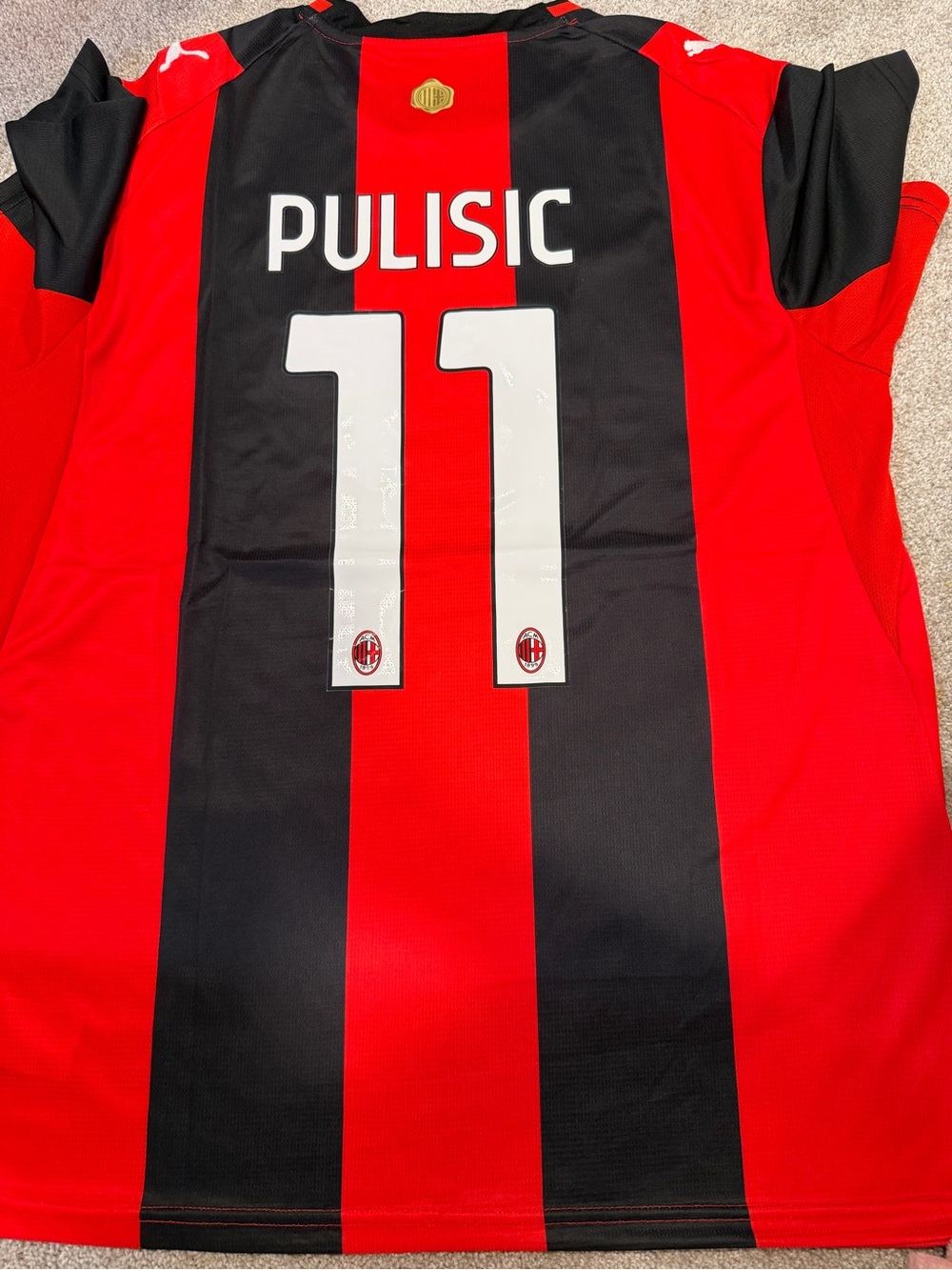 Puma AC Milan 26/27 Pulisic #11 home soccer jersey slim fit kit